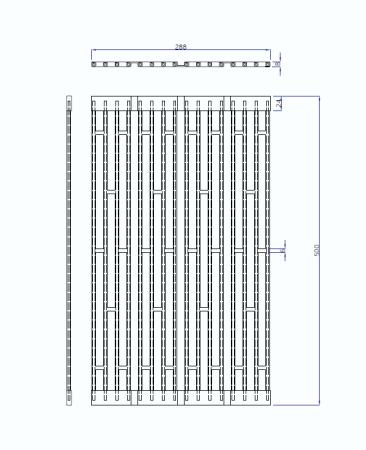 Rivelato Ролл-мат  силиконовый черный  500 х 288 мм, арт., артикул SRL-425