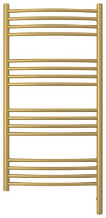 Полотенцесушитель электрический "БОГЕМА 3.0" 1000х500 / МЭМ правый (Матовое золото)