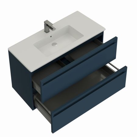 Тумба под раковину Allen Brau Eclipse 80 1.E1002.BGM 2.0 синий матовый, артикул 1.E1002.BGM 2.0