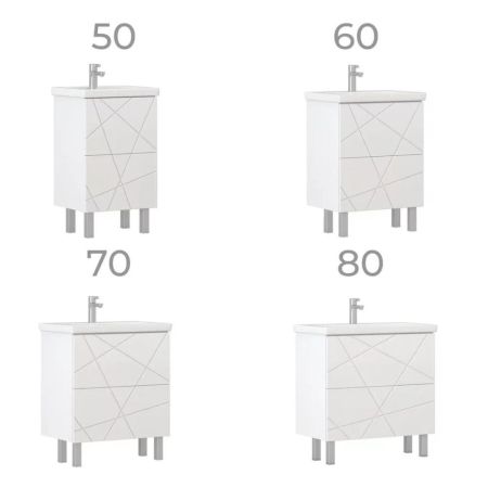 Тумба под раковину напольная VIGO Geometry 015, 60 см, артикул 015