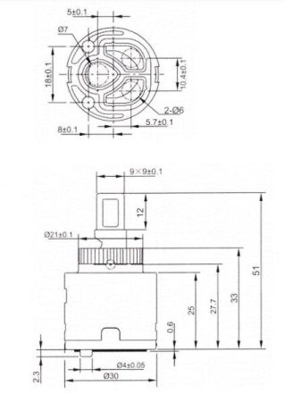 Картридж BELZ 30 мм (BF02), артикул BF02