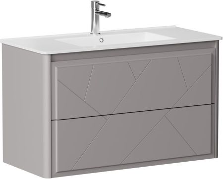 Тумба под раковину Allen Brau Paris 100 1.360002.PGM платина матовый, артикул 1.360002.PGM