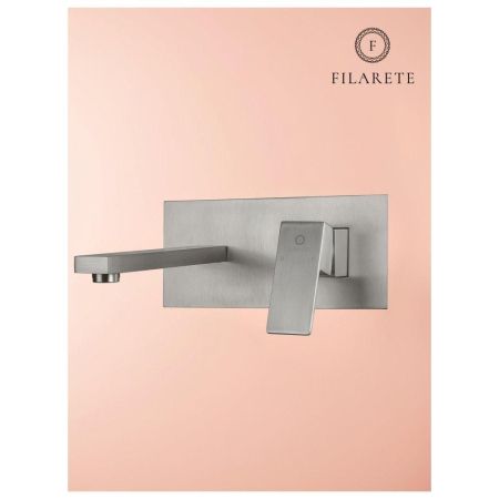 Смеситель для раковины встраиваемый FILARETE Fing FL4040NK, никель