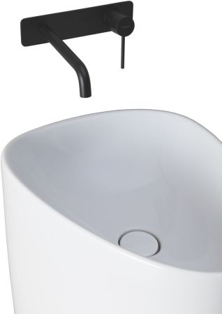 Раковина напольная Allen Brau Infinity 4.21016.20 белый глянец, артикул 4.21016.20