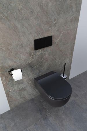 Чаша подвесного унитаза Allen Brau Priority 4.31001.31 черный матовый, артикул 4.31001.31