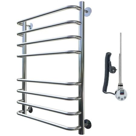 Электрический полотенцесушитель Тругор Идеал 2 элТЭН 80x50 Хром, артикул Идеал2/элТЭН8050