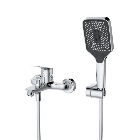 DUE Комплект смесителей для ванной - смеситель для ванны и смеситель для раковины, артикул DUE-VASM/LVM-CRM