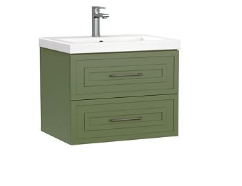 Тумба подвесная Cersanit CLASSIC 60 зеленый матовый под раковину S-UM-COM60/1-w (COMO 60) (69089)