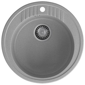 Кухонная мойка GranFest RONDO 520, серый