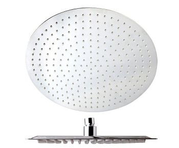 AQG, душевая круглая ультраплоская антикальковая головка ATLAS Ø40 см, цвет хром