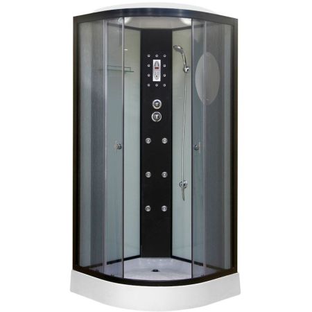 Душевая кабина Niagara NG-1901 90x90 стекло тонированное задние стенки Белые, артикул 19010134