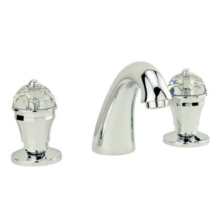 PRESTIGE CRYSTAL Смеситель для раковины, на 3 отв., хром, артикул 30858