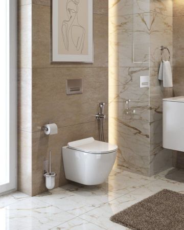 Унитаз подвесной безободковый CEZARES STYLUS, артикул CZR-2316-SC