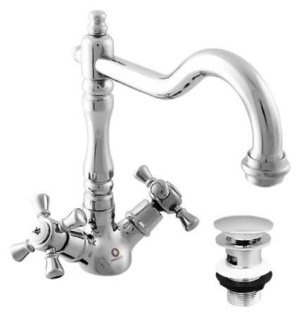 Смеситель клас. для умывальника и раковины с Click-Clack, артикул MK321.5/8