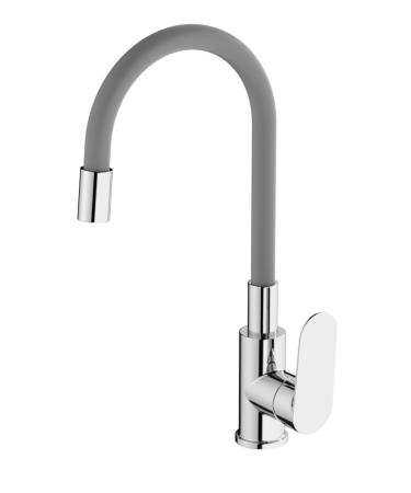 Смеситель для кухни HAIBA хром/серый (HB73796), артикул HB73796