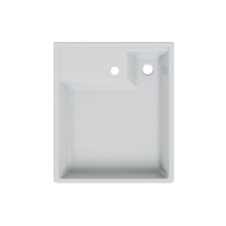 Раковина над стиральной машиной "Юпитер мини 500*90*600"  ш/в/гл с кронштейнами, артикул 900133