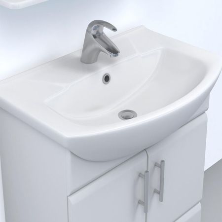 Тумба под раковину Vigo Vito 65 V-1-650(Элеганс) Белая