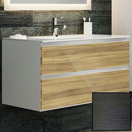 Тумба с раковиной SanVit Авеню-2 75 kavenu275 с фактурой под дерево подвесная Венге, артикул kavenu275