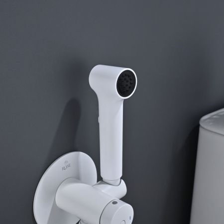 Гигиенический душ со смесителем Rose R235C, белый
