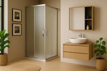 Душевой уголок Royal Bath RB HPD-C-ST 90х75х200 (матовое), артикул RB7590HPD-C-ST