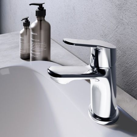 Смеситель для раковины Voda AQ26, хром