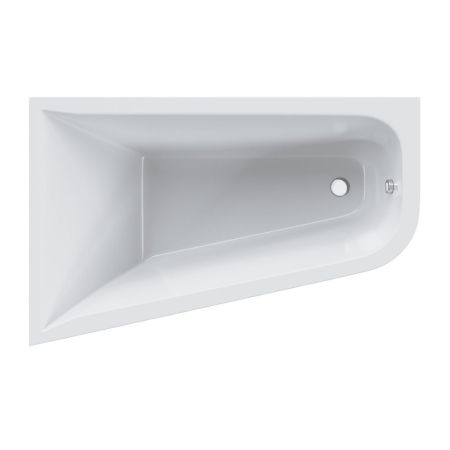 W72A-160L100W-A2 Ванна акриловая spirit  ассиметричная 160x100, без слива/перелива, левосторонняя