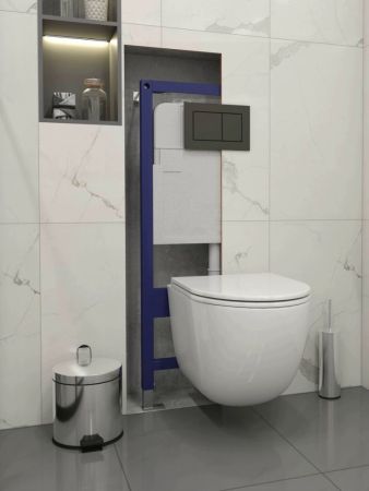 Клавиша смыва Maretti Sofia AC12SF-560, черный, артикул AC12SF-560