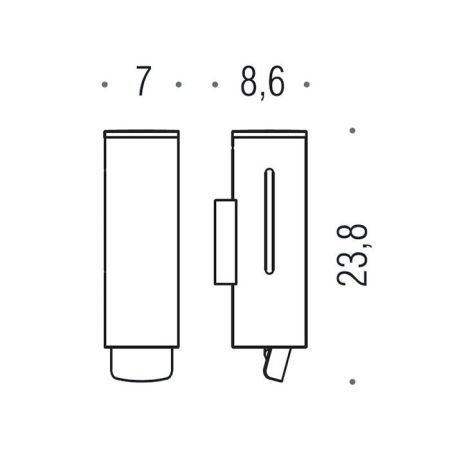 Colombo Units Дозатор для жидкого мыла, цвет: хром, артикул B9979N.CR