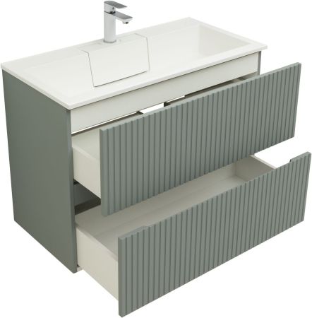Тумба под раковину Aquanet Джейн 90 мисти грин, артикул 00313319