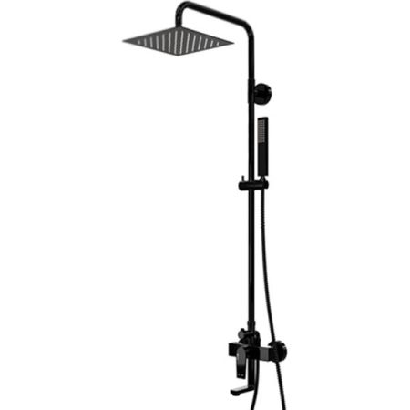 Душевая система WasserKRAFT Glan A16701 Черная глянцевая