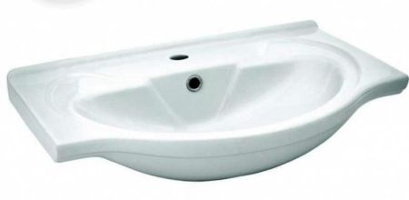 Тумба с раковиной Style Line Олеандр-2 65 (3 ящ.) под умывальник Байкал 65, белая