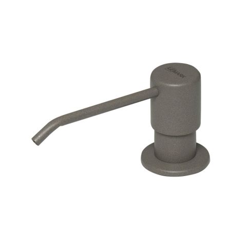 Дозатор для моющих средств Lemark Expert врезной, цвет: серый шёлк (LM8201PGS), артикул LM8201PGS