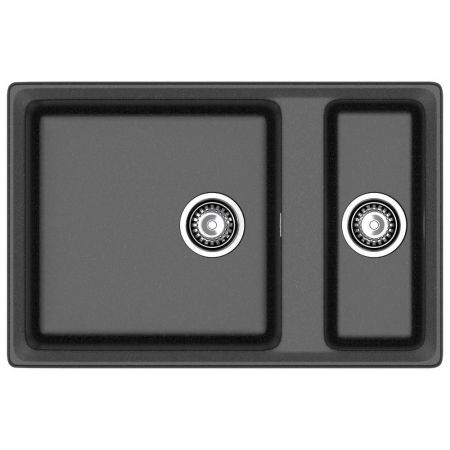 Кухонная мойка GranFest LEVEL 760K, черный, артикул LV-760K черный