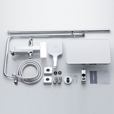 Душевая система Shevanik S4436, хром