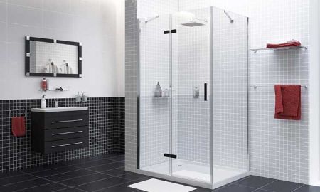 Aller BLACK 10H06LB душ.угол. с левой дверью, артикул 10H06LBLACK