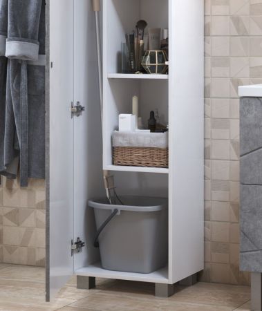 Пенал (45см) VIGO Geometry pn.GEO.45 бетон, бетон, артикул pn.GEO.45 бетон