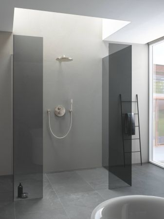 Верхний душ GROHE Rainshower с кронштейном, никель матовый (26066EN0), артикул 26066EN0