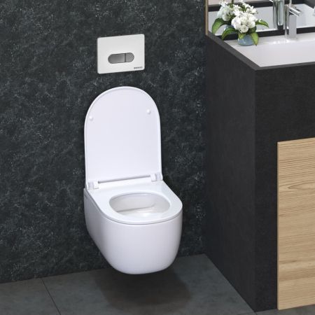 Кнопка BERGES для инсталляции NOVUM D7, артикул 040037