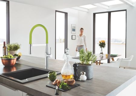 Гибкий шланг GROHE GROHFlexx для смесителя Essence, зеленый (30321GE0), артикул 30321GE0