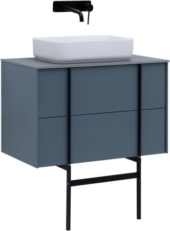 Тумба под раковину Allen Brau Reality 80 1.32005.BGM синий матовый, артикул 1.32005.BGM