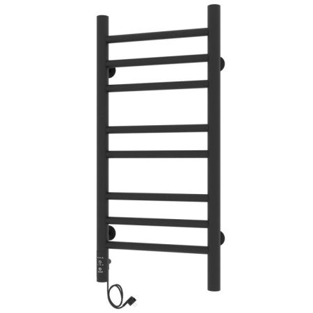 Полотенцесушитель электро "Лаванда ЧКЧ П8 300х700", черный муар, левый