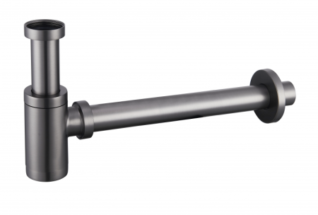 BB-SMT2-GM Сифон для раковины, оружейная сталь, артикул BB-SMT2-GM