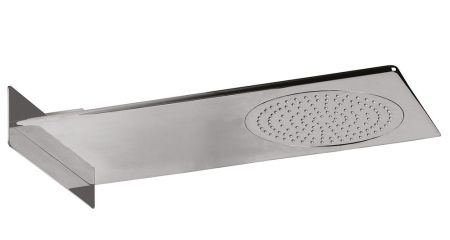 Graffio Quark, консольная душевая головка 45x20 см, 1 режим: дождь, цвет хром