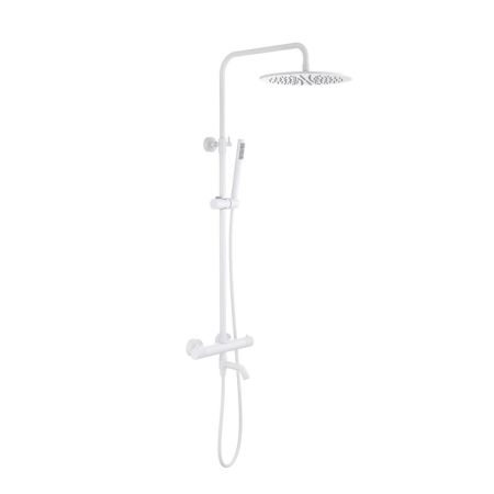 Душевая система с термостатом Timo Saona белый матовый (SX-2380/16), артикул SX-2380/16