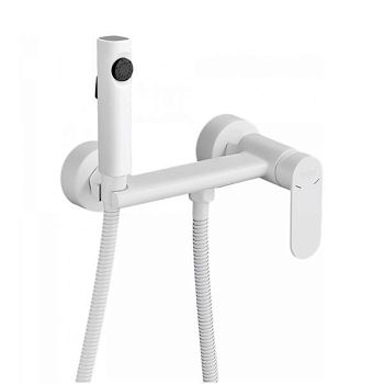 Гигиенический душ со смесителем Haiba HB5516-8, белый