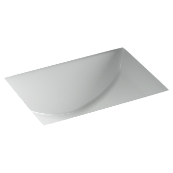 Раковина встраиваемая снизу Ceramicanova Эра (Era), с отверстием слива - перелива 460x348x213 мм, белый, арт.CN15002