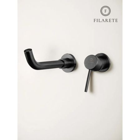 Смеситель для раковины встраиваемый FILARETE Roun FL4020BG, графит