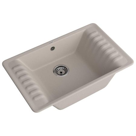 Кухонная мойка GranFest QUARZ 71, песочный, артикул 71 песочный