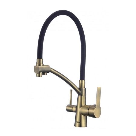 Смеситель для кухни с подключением к фильтру Savol S-L1805C-01, бронза, артикул S-L1805C-01