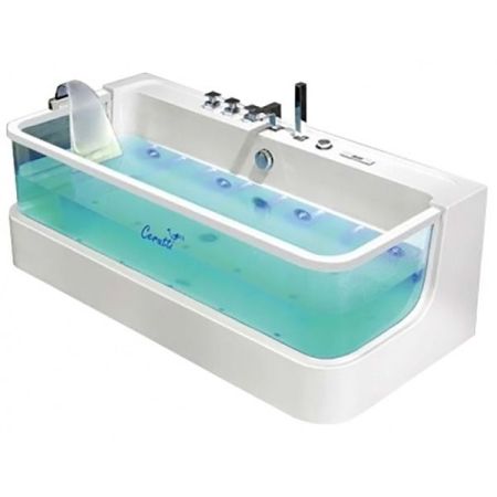 Акриловая ванна Cerutti SPA C-451 170x85 с гидромассажем